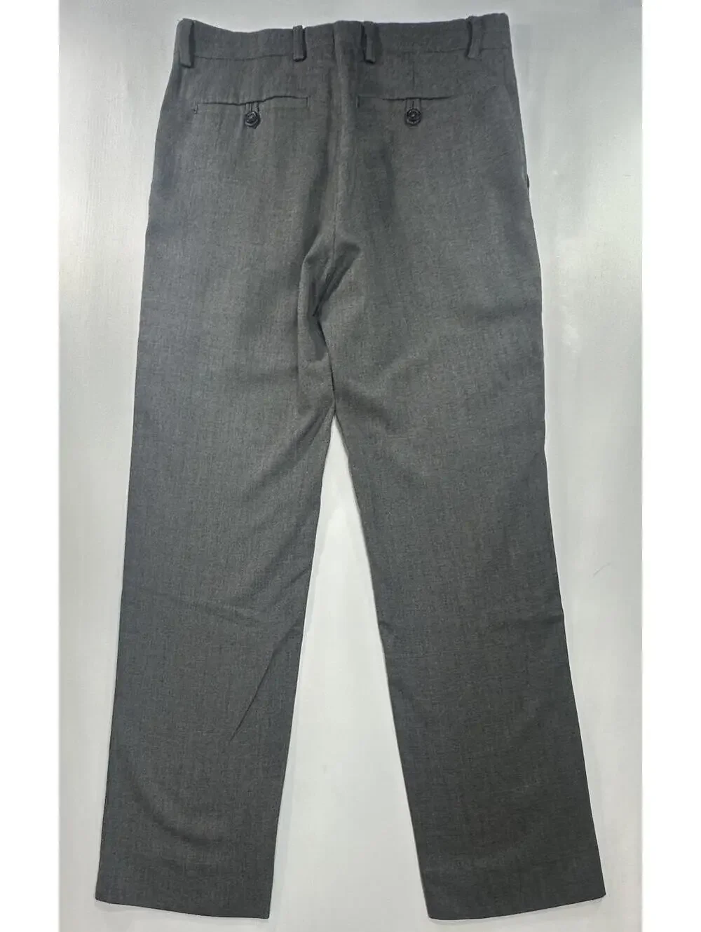 Banana Republic Tailored Fit Flat Dress Pants Gray Men 29/32